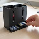 Suporte Para Pilhas Aa Aaa Prático E Organizado Suporte Para Pilhas Aa Aaa Prático E Organizado