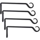 Suporte para plantas AILIN YELOKIE 30 cm, 4 unidades, metal preto Suporte para plantas AILIN YELOKIE 30 cm, 4 unidades, metal preto