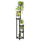 Suporte para plantas Bamworld de metal, 5 níveis, 142 cm de altura Suporte para plantas Bamworld de metal, 5 níveis, 142 cm de altura