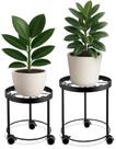 Suporte para plantas de interior original dos EUA com rodas de metal (2 tamanhos)