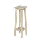 Suporte para plantas de madeira Dollhouse Furniture em escala 1:12 Mini