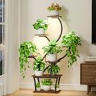 Suporte para plantas EVAWOO Indoor com luzes de cultivo de 7 camadas e 47 cm de altura