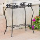 Suporte para plantas Santa Fe Iron Antique Black 29x26,5x13 cm Suporte para plantas Santa Fe Iron Antique Black 29x26,5x13 cm