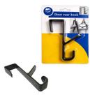 Suporte Para Porta Sem Furos Gancho Duplo Organizador Bolsa Casaco Toalha Banheiro Quarto Suporte Para Porta Sem Furos Gancho Duplo Organizador Bolsa Casaco Toalha Banheiro Quarto