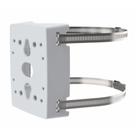 Suporte para poste AXIS T91B47 resistente a vandalismo e à corrosão Suporte para poste AXIS T91B47 resistente a vandalismo e à corrosão
