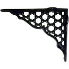 Suporte para prateleira em ferro fundido 20X27CM - Kit com 2 unidades. Suporte para prateleira em ferro fundido 20X27CM - Kit com 2 unidades.