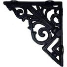 Suporte para prateleira em ferro fundido 24X24,5CM - Kit com 2 unidades