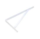 Suporte para Prateleira Mão Francesa 40cm Branca - Loth - Tua Casa Ferragem