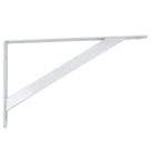 Suporte para Prateleiras (Mão Francesa) Reforçado 35cm Branco Roloflex