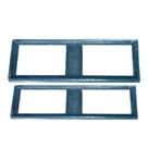 Suporte Para Ralo Linear Para área Externa Piscina Grelha De Alumínio. 10x50x1 Cm