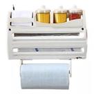 Suporte Para Rolo De Alumínio Pvc Toalha Luxroll 7 Em 1 Nacional - Cor Branco Suporte Para Rolo De Alumínio Pvc Toalha Luxroll 7 Em 1 Nacional - Cor Branco
