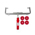 Suporte Para Rolo Duplo Compel 46CM Cabo Plástico Alumínio Arame Galvanizado Suporte Para Rolo Duplo Compel 46CM Cabo Plástico Alumínio Arame Galvanizado