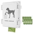 Suporte para Sacos de Cocô de Cachorro Onybte para Parede Externo com 8 Rolos