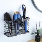 Suporte para secador de cabelo YIGII Wall Mount Metal Wire Organizer