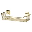 Suporte para shampoo em aço carbono dourado