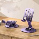 Suporte para Smartphones e Tablets OEM Compatível com Celulares e Ipad Base Rotatória 360º Roxo 2