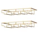 Suporte para taças de vinho FOMANSH Under Cabinet Stemware, pacote com 2