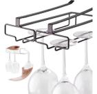 Suporte Para Taças De Vinho Movél Armarido 2 Peças 6 Taças