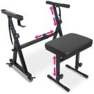 Suporte para teclado e conjunto de bancada Liquid Stands Heavy Duty