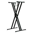 Suporte para Teclado Musical Universal 2 X até 30Kg Estante Pedestal 7 Níveis
