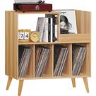 Suporte para toca-discos LELELINKY Large com armazenamento para 300 álbuns