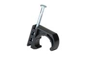 Suporte para tubos XFITTING gancho em J de 1/2 polegada com prego, 50 peças Suporte para tubos XFITTING gancho em J de 1/2 polegada com prego, 50 peças