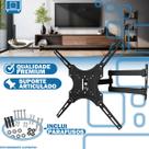 Suporte Para TV Articulado Parede 14 a 55" Polegadas Compativel Tv Led Plasma