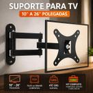 Suporte Para TV Universal 10 a 26 Polegadas Lehmox LEY-1522C Articulado