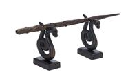 Suporte para varinha com 1 nível, em madeira, Handicraftviet Wizard