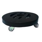 Suporte Para Vaso de Planta com Rodinha Transparente 24cm