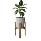 Suporte Para Vaso De Plantas 55cm Em Madeira Maciça