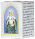 Suporte para Velas Sagrado Coração Maria Decorativo 9cm
