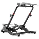 Suporte para Volantes SGT Preto Pedais Ajustáveis Regulagem de Altura Extreme Racing
