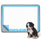 Suporte para xixi Greatbond Silicone Dog Puppy Tray cinza 25x36cm