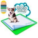 Suporte para xixi para cães Skywin 61x61cm, bandeja de silicone verde