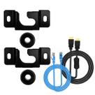 Suporte Parede 13-70" Fixo Universal Tv Qled Oled Smart + Cabo Multimídia Hdmi 2m + Cabo de Rede 3m