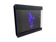 Suporte Parede Iluminado Shield Ps4 FAT Preto - Azul - God Of War (face)