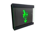 Suporte Parede Iluminado Shield Ps4 Slim - Preto - Verde - God Of War (face)
