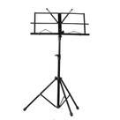 Suporte Partitura Tripe Pedestal Estante Notebook Tablet Retratil Ajustavel Maestro Orquestra Ensaio Batuta Com Capa Pro