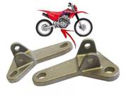 Suporte Pedaleira Elevado Crf250f Biker Inox