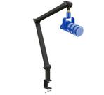 Suporte Pedestal Braço Articulado Wave Mic Arm Low Profile p/ Microfone SM7B,MV7,Podmic,Yeti,HyperX