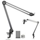 Suporte Pedestal Braço Profissional de Mesa Articulado Para Microfone