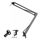 Suporte Pedestal de Mesa Microfone Podcast Transmissao Gravaçao Articulavel Ajustavel Resistente