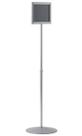 Suporte Pedestal para Placas Displays2go Telescópico 11x8,5 Prata Suporte Pedestal para Placas Displays2go Telescópico 11x8,5 Prata