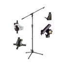 Suporte Pedestal Profissional Boom Girafa Tripé Para Microfone Hercules - MS631B