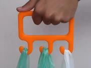 Suporte pegador de sacolas Suporte pegador de sacolas