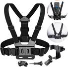 Suporte Peito Peitoral Para Celular E Câmera Esportiva Gopro Chest Band Ajustável 360 Colete