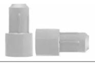 Suporte Pino 6x8 Prateleira Cor Branco Kit C/100 PeÃas(1341)