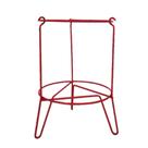 Suporte Piso Extintor Chão/Solo Pó 4/6 kg Vermelho Aramado