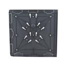 Suporte Placa Carga Perigosa / Risco 30cm x 30cm Quadrada para Caminhão Carreta em Plástico
